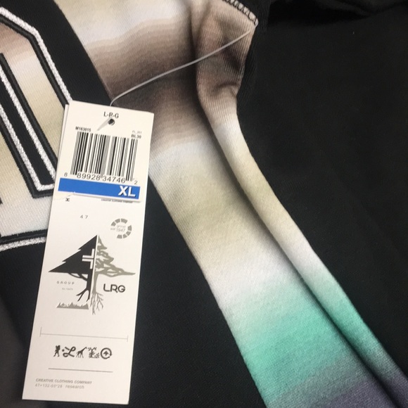 LRG-Graphic Print C/Neck Fleece Sweater XL NWT - Picture 7 of 7
